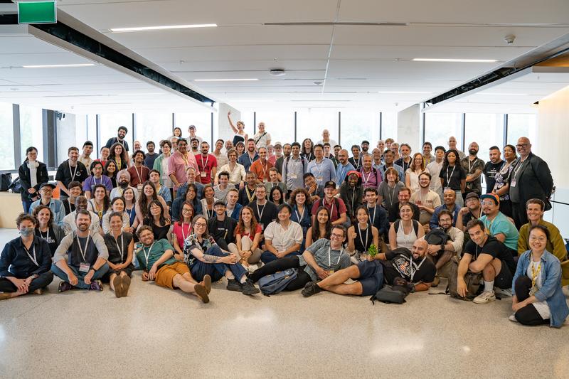 Group photo from the end of Civic Spark